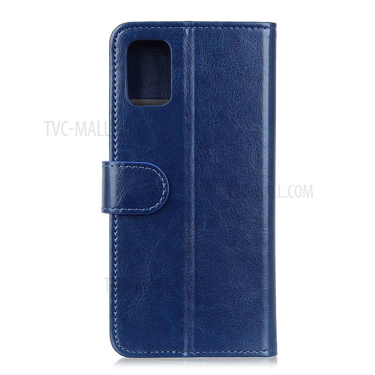 Crazy Horse Unique Leather Cover for iPhone 12 Pro Max 6.7 inch - Blue-6