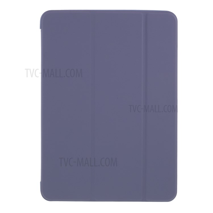 Tri-fold PU Leather + TPU Tablet Phone Shell for iPad Pro 11-inch (2020)/(2018) - Purple-1