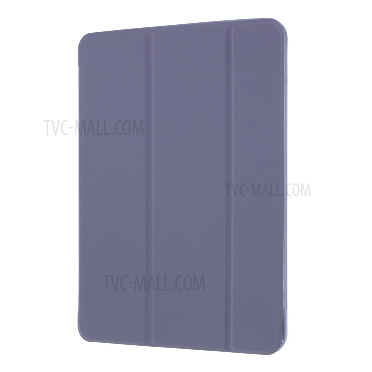 Tri-fold PU Leather + TPU Tablet Phone Shell for iPad Pro 11-inch (2020)/(2018) - Purple-2