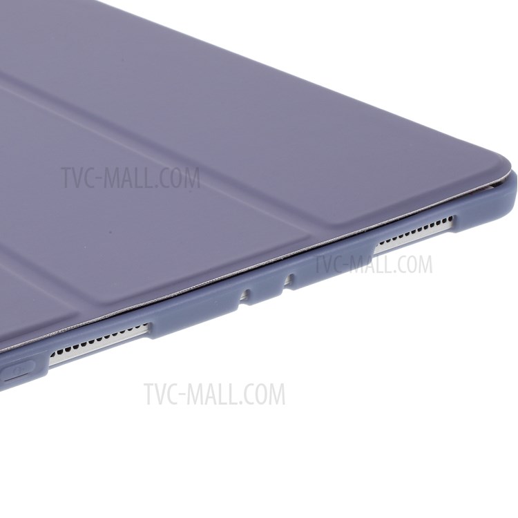Tri-fold PU Leather + TPU Tablet Phone Shell for iPad Pro 11-inch (2020)/(2018) - Purple-7