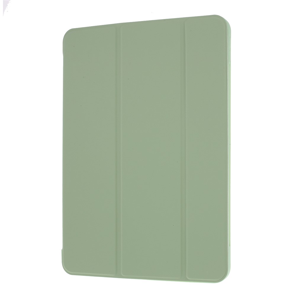 Tri-fold PU Leather + TPU Tablet Phone Shell for iPad Pro 11-inch (2020)/(2018) - Light Green-2