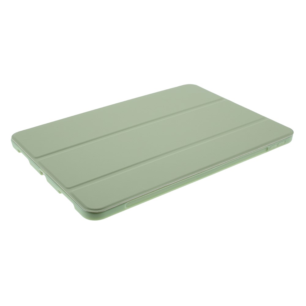 Tri-fold PU Leather + TPU Tablet Phone Shell for iPad Pro 11-inch (2020)/(2018) - Light Green-4