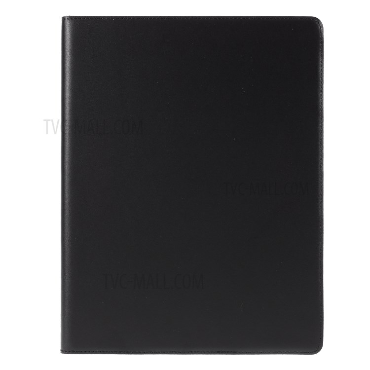 DOORMOON Genuine Leather Stand Tablet Cover with Pen Slot for iPad Pro 12.9-inch (2020)/(2018) - Black-1