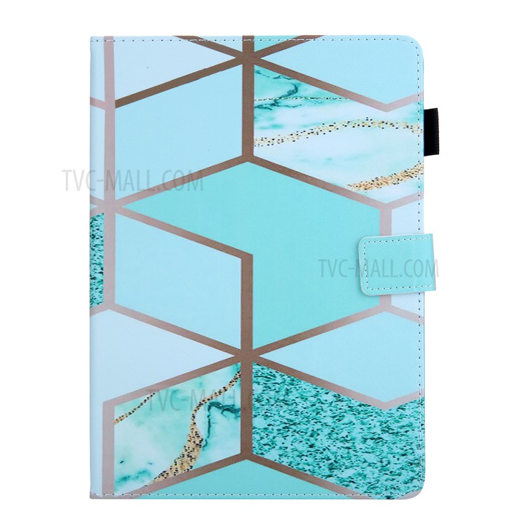 Pattern Printing Leather Card Holder Tablet Case for iPad Mini (2019) 7.9 inch/Mini 4/Mini 3/Mini 2/Mini - Stone Grain-2