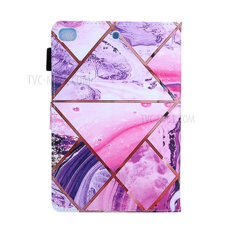 Pattern Printing Leather Card Holder Tablet Case for iPad Mini (2019) 7.9 inch/Mini 4/Mini 3/Mini 2/Mini - Geometric Pattern-3