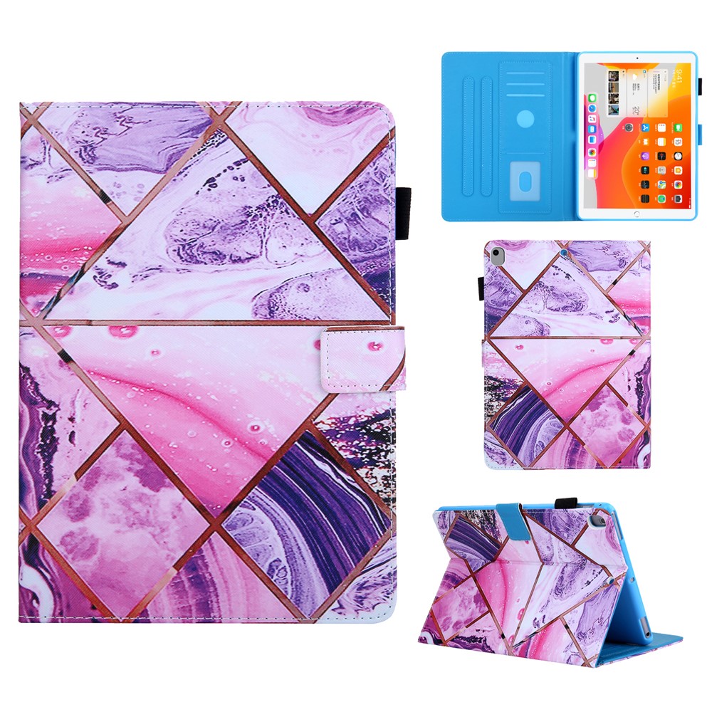 Pattern Printing Stand Leather Card Slots Tablet Cover for iPad 10.2 (2019)/Air 10.5 inch (2019) - Geometric Pattern-1