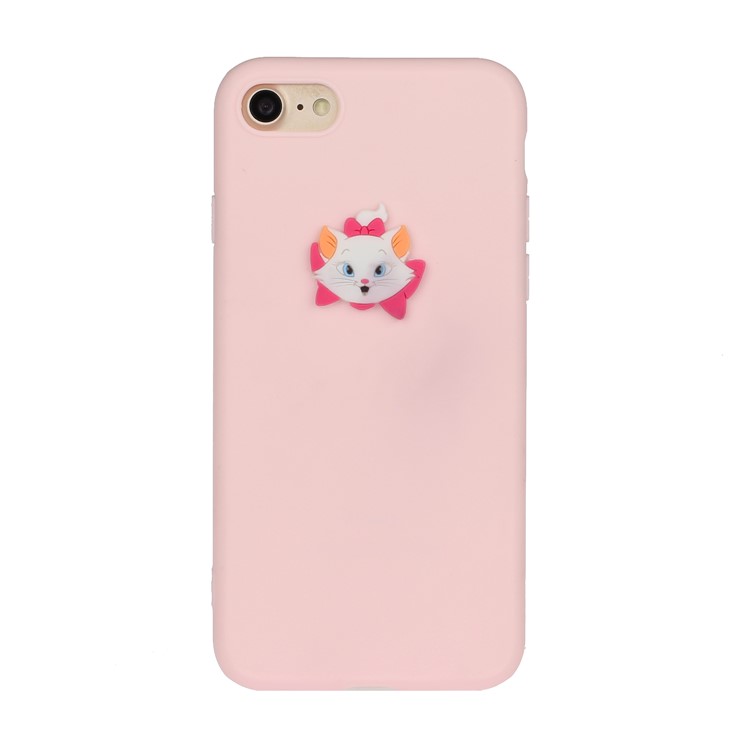 Estuche de Teléfono TPU Recubierto de Muñecas de Animales Para Iphone 7/8/SE (2020)/SE (2022) - Zorro