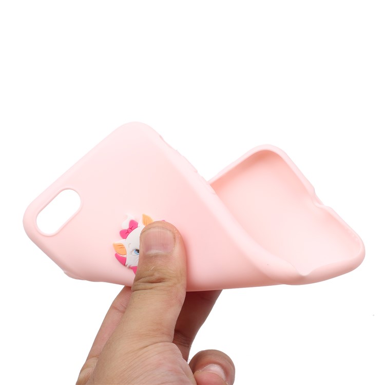 Animal Doll Coated TPU Phone Case for iPhone 7/8/SE (2020) - Fox-4