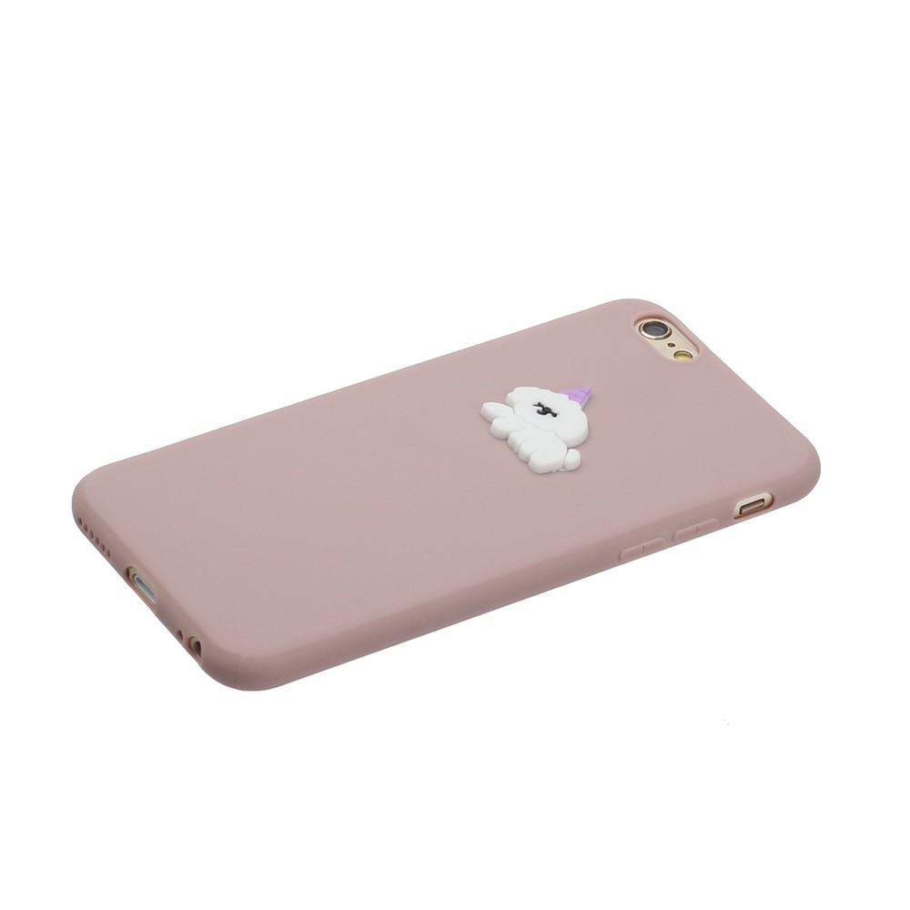 Custodia Per Telefono TPU Rivestita Con Bambola Animale Per Iphone 7/8/SE (2020)/SE (2022) - Cane