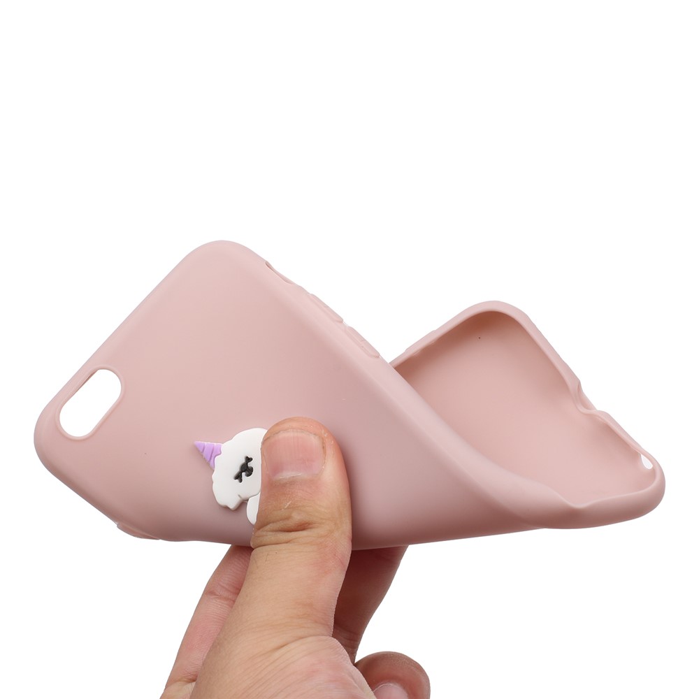 Animal Doll Coated TPU Phone Case for iPhone 7/8/SE (2020) - Dog-4