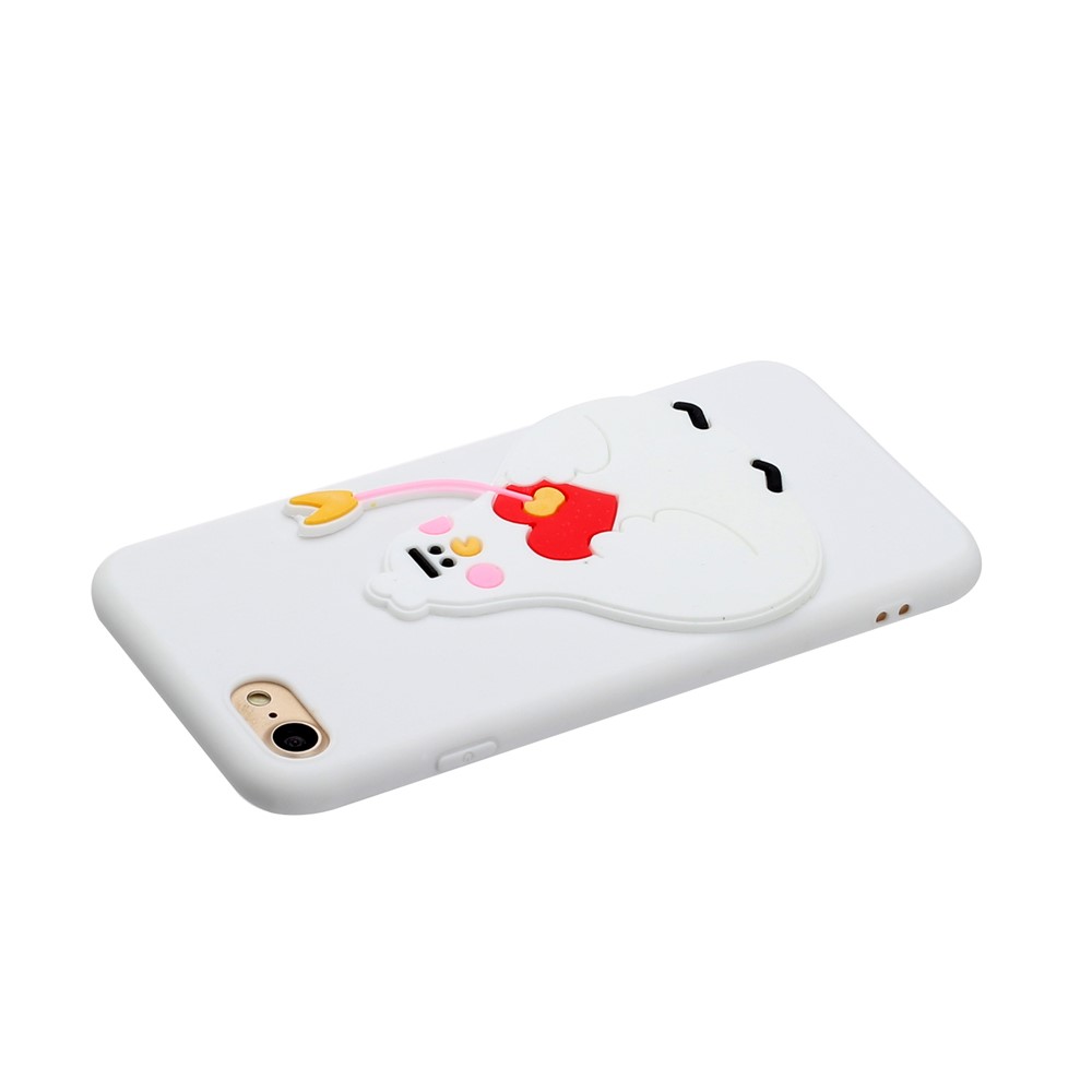 Caixa de Telefone TPU Revestido Com Boneca de Animais Para Iphone 7/8/SE (2020)/SE (2022) - Chick