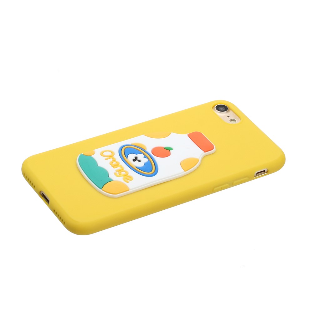 Animal Doll Coated TPU Phone Case for iPhone 7/8/SE (2020) - Bottle-2