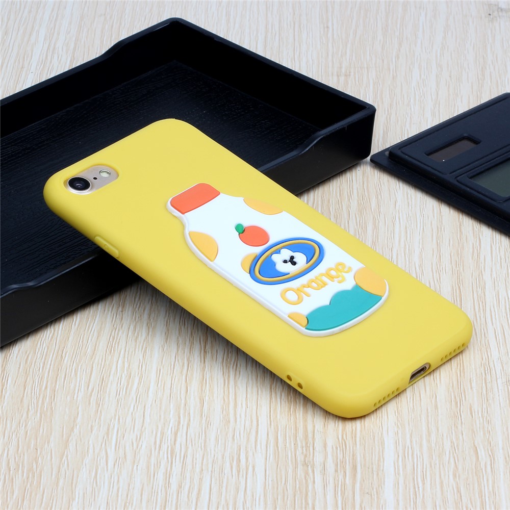 Animal Doll Coated TPU Phone Case for iPhone 7/8/SE (2020) - Bottle-5