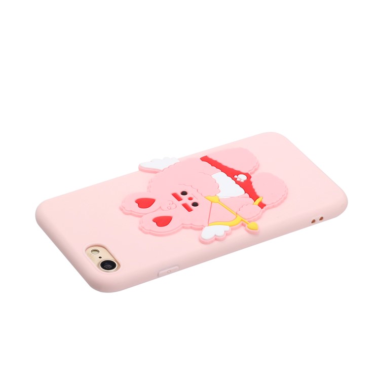 Animal Doll Coated TPU Phone Case for iPhone 7/8/SE (2020) - Cupid-3