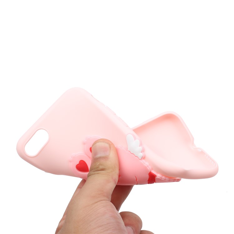 Animal Doll Coated TPU Phone Case for iPhone 7/8/SE (2020) - Cupid-4