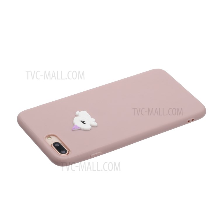 Cover Della Custodia Del Telefono TPU Per Decori Del Logo Animale Per Apple Iphone 7 Più/8 Più 5,5 Pollici - Cane-3