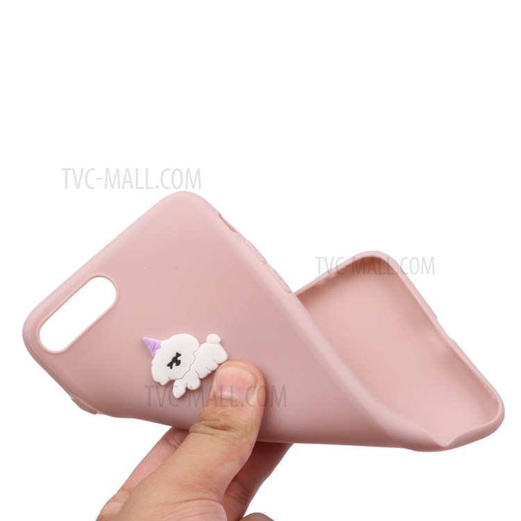 Cover Della Custodia Del Telefono TPU Per Decori Del Logo Animale Per Apple Iphone 7 Più/8 Più 5,5 Pollici - Cane-4