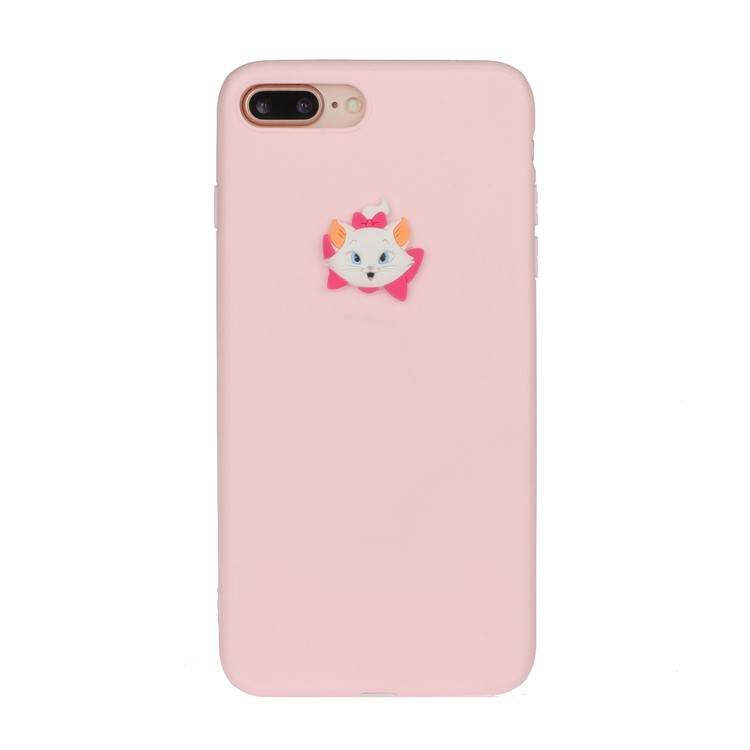 Animal Logo Decor TPU Phone Case Cover for Apple iPhone 7 Plus/8 Plus 5.5 inch - Fox-1