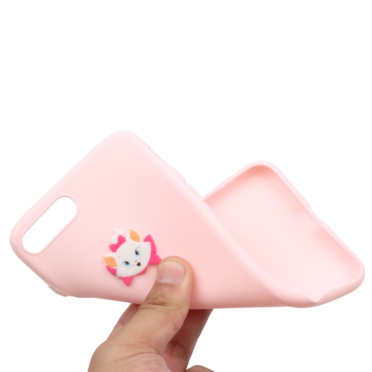 Animal Logo Decor TPU Phone Case Cover for Apple iPhone 7 Plus/8 Plus 5.5 inch - Fox-4