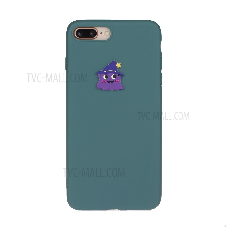 Animal Logo Decor TPU Phone Case Cover for Apple iPhone 7 Plus/8 Plus 5.5 inch - Wizard-1