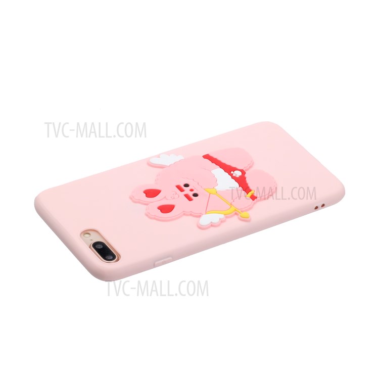 Animal Logo Decor TPU Phone Case Cover for Apple iPhone 7 Plus/8 Plus 5.5 inch - Cupid-3