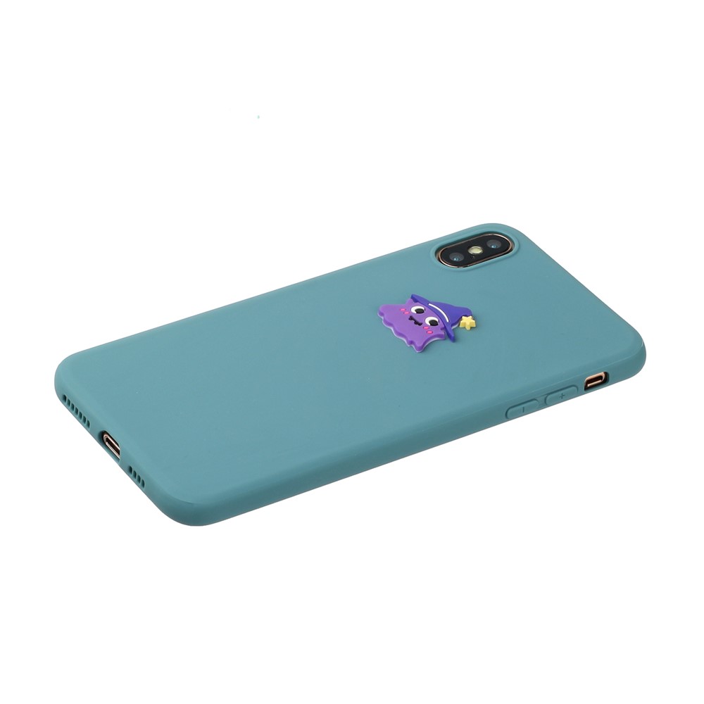 Animal Doll Coated TPU Phone Case for Apple iPhone XS/X 5.8 inch - Wizard-2