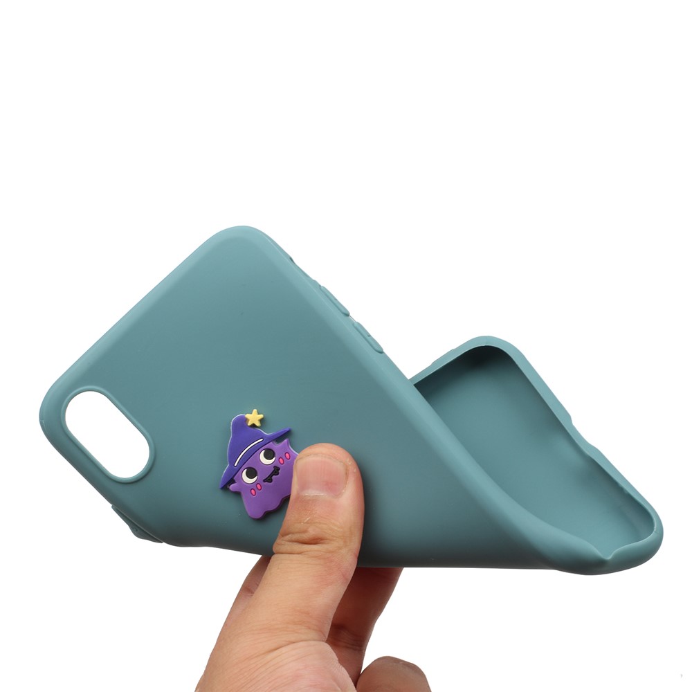 Animal Doll Coated TPU Phone Case for Apple iPhone XS/X 5.8 inch - Wizard-4