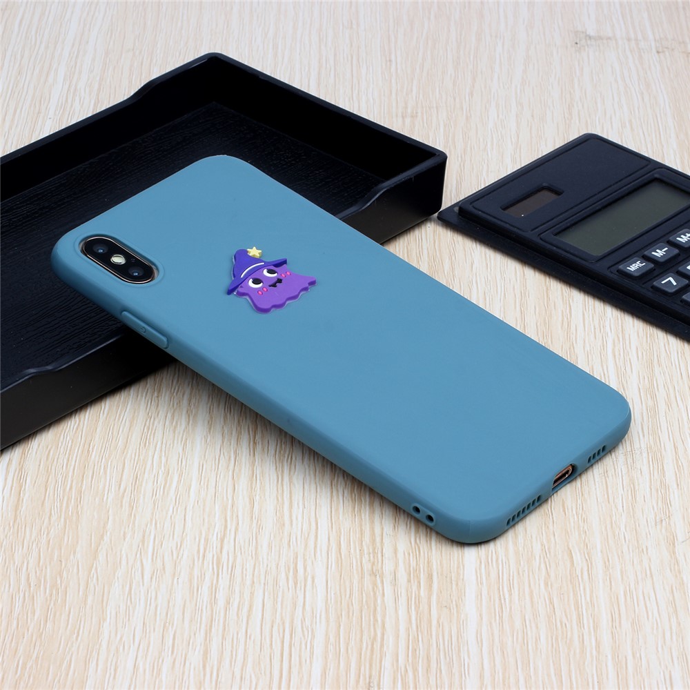 Animal Doll Coated TPU Phone Case for Apple iPhone XS/X 5.8 inch - Wizard-5
