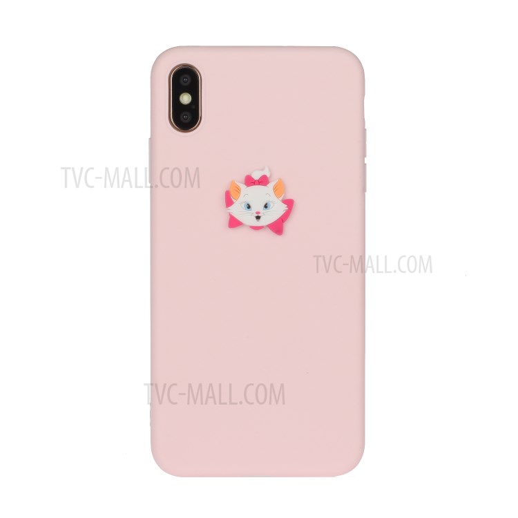 Animal Doll Coated TPU Phone Case for Apple iPhone XS/X 5.8 inch - Fox-1