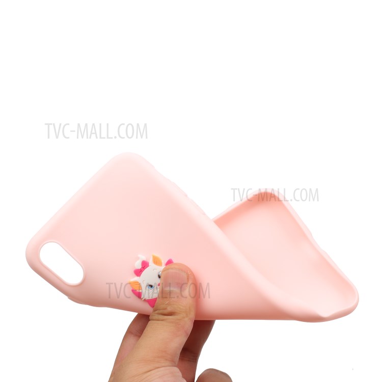 Animal Doll Coated TPU Phone Case for Apple iPhone XS/X 5.8 inch - Fox-4