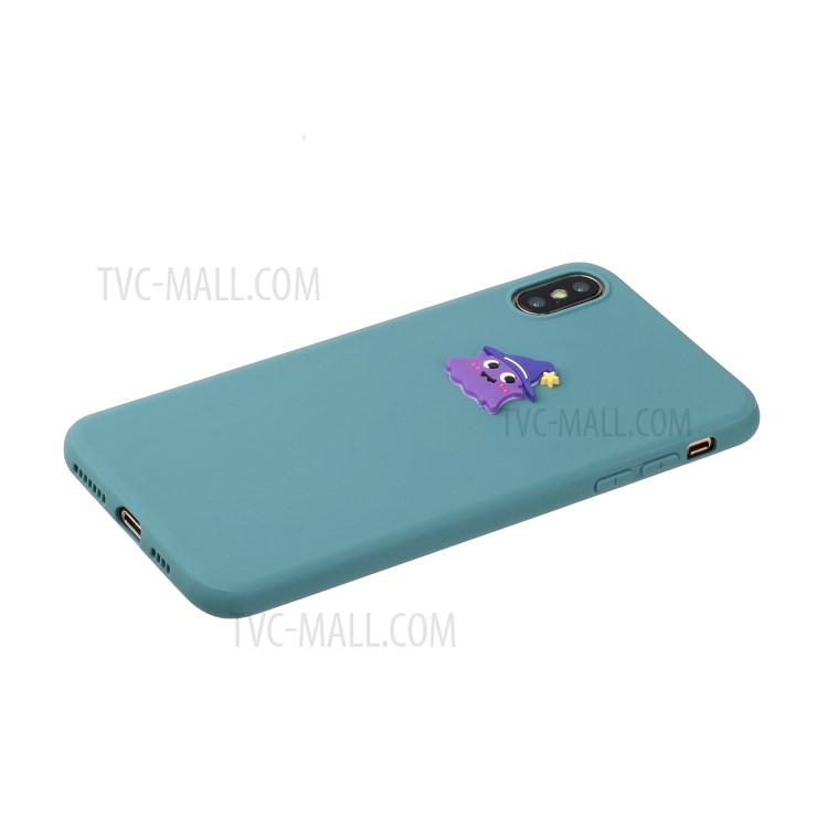 Animal Logo Decor TPU Stylish Cover for iPhone XS Max 6.5 inch - Wizard-2