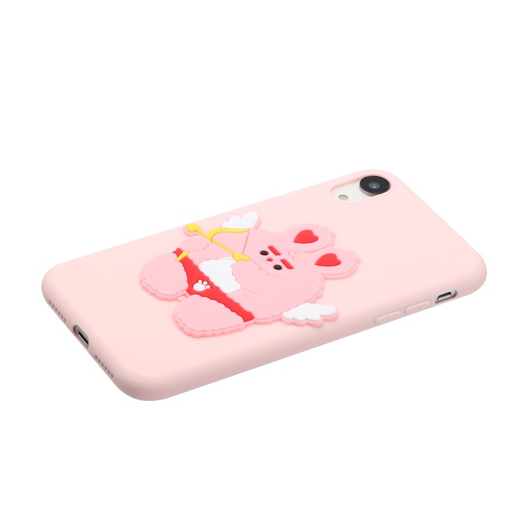Animal Logo Decor TPU Phone Case Cover for Apple iPhone XR 6.1 inch - Cupid-2