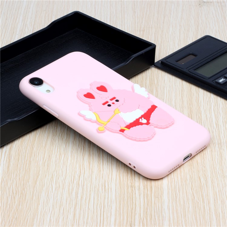 Animal Logo Decor TPU Phone Case Cover for Apple iPhone XR 6.1 inch - Cupid-5