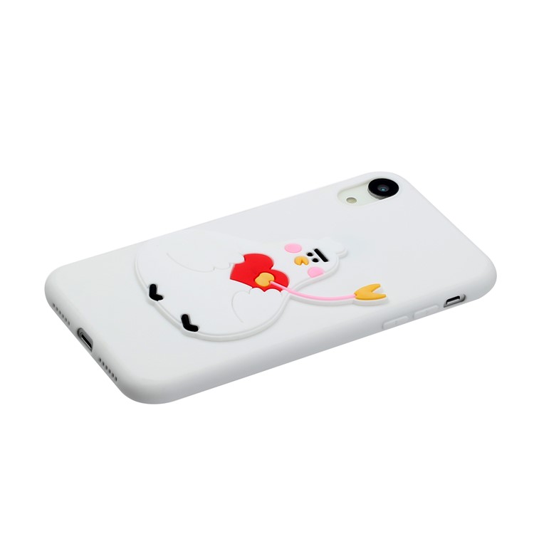Animal Logo Decor TPU Phone Case Cover for Apple iPhone XR 6.1 inch - Chick-2