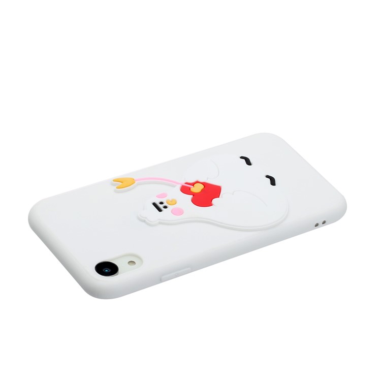 Animal Logo Decor TPU Phone Case Cover for Apple iPhone XR 6.1 inch - Chick-3