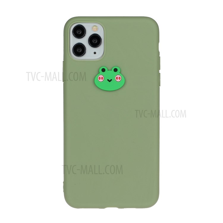 Animal Logo Decor TPU Phone Cover for Apple iPhone 11 Pro 5.8 inch - Frog-1