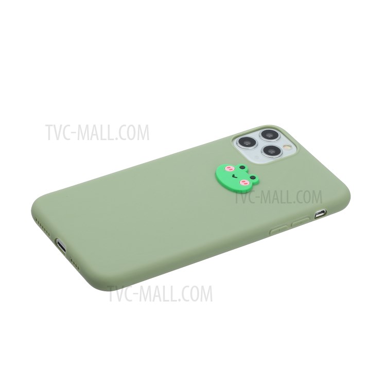 Animal Logo Decor TPU Phone Cover for Apple iPhone 11 Pro 5.8 inch - Frog-2