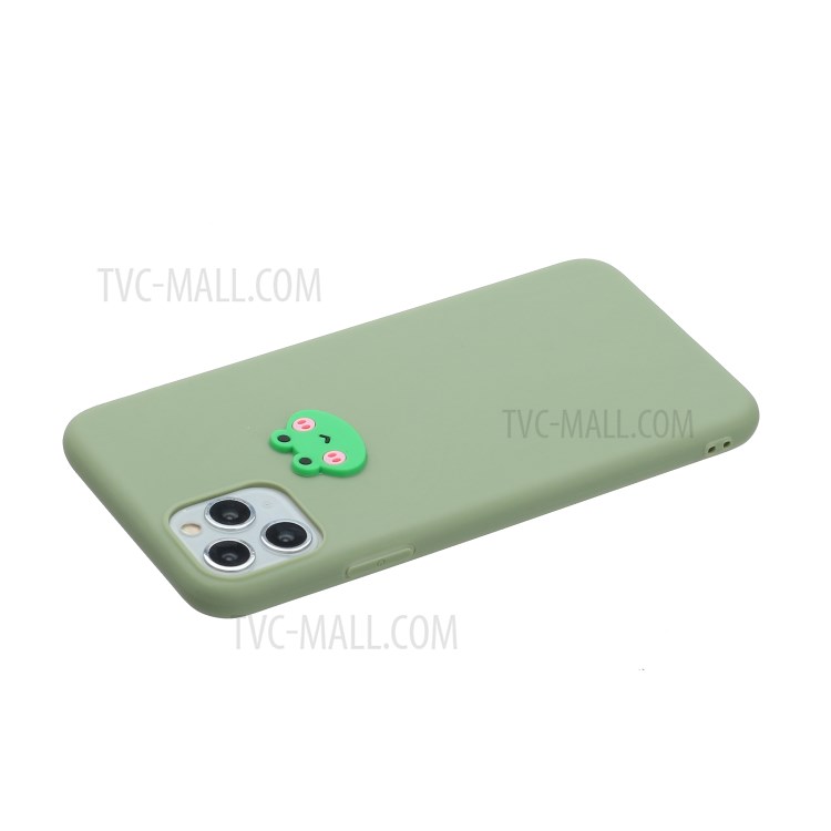 Animal Logo Decor TPU Phone Cover for Apple iPhone 11 Pro 5.8 inch - Frog-3