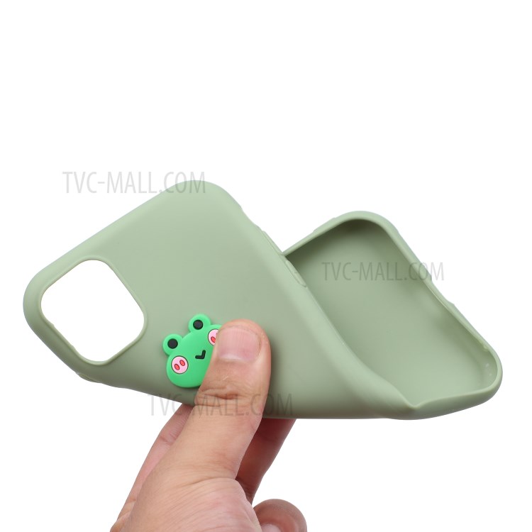 Animal Logo Decor TPU Phone Cover for Apple iPhone 11 Pro 5.8 inch - Frog-4