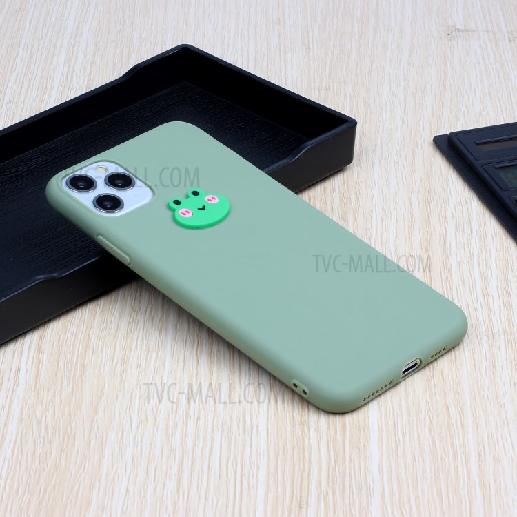 Animal Logo Decor TPU Phone Cover for Apple iPhone 11 Pro 5.8 inch - Frog-5