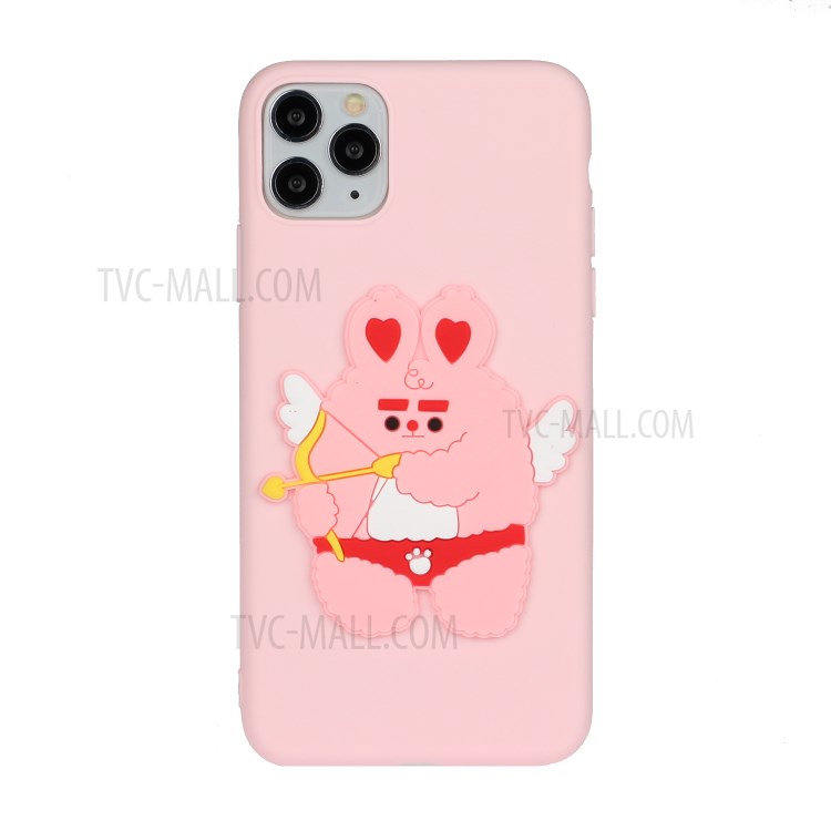 Animal Logo Decor TPU Phone Cover for Apple iPhone 11 Pro 5.8 inch - Cupid-1