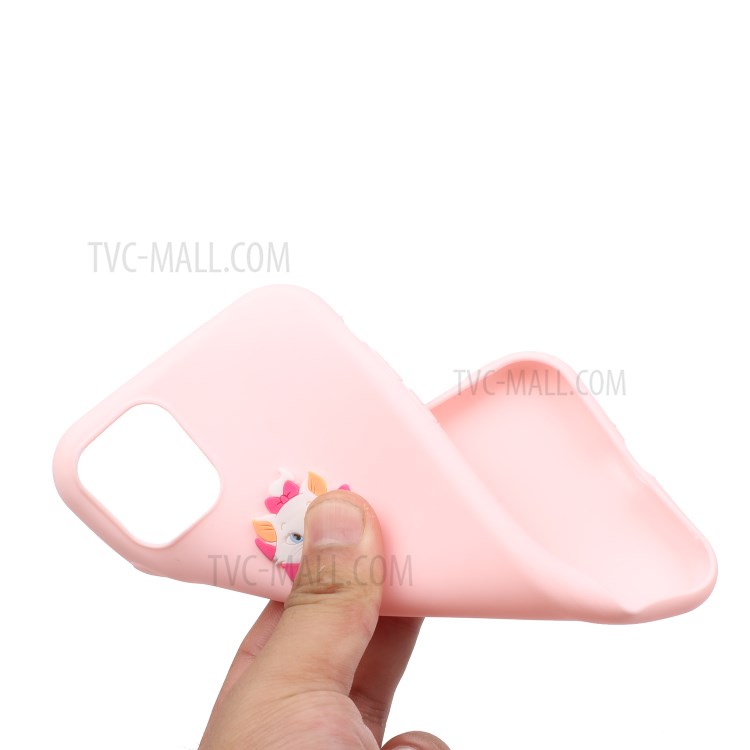 Animal Logo Decor TPU Phone Cover for Apple iPhone 11 Pro 5.8 inch - Cupid-4