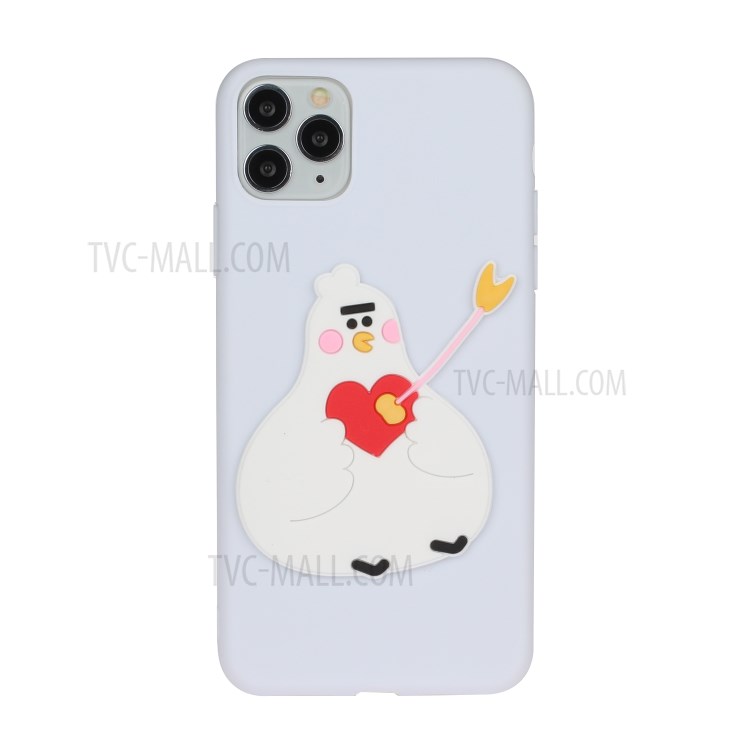 Animal Logo Decor TPU Phone Cover for Apple iPhone 11 Pro 5.8 inch - Chick-1