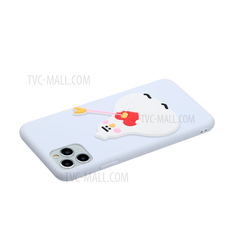 Animal Logo Decor TPU Phone Cover for Apple iPhone 11 Pro 5.8 inch - Chick-4
