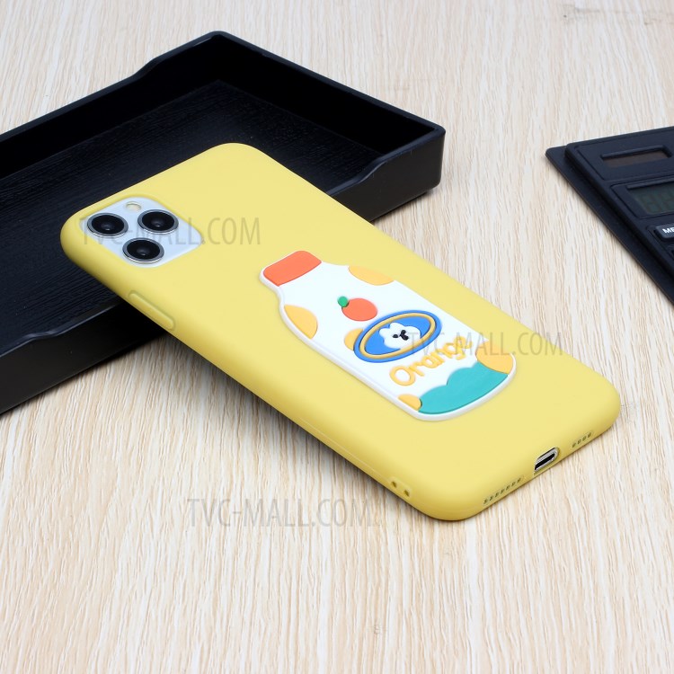 Animal Logo Decor TPU Phone Cover for Apple iPhone 11 Pro 5.8 inch - Bottle-5