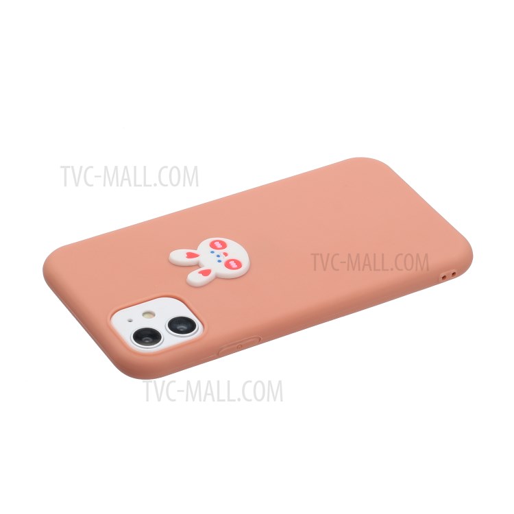 Animal Logo Decor TPU Phone Case Shell for Apple iPhone 11 6.1 inch - Rabbit Head-3