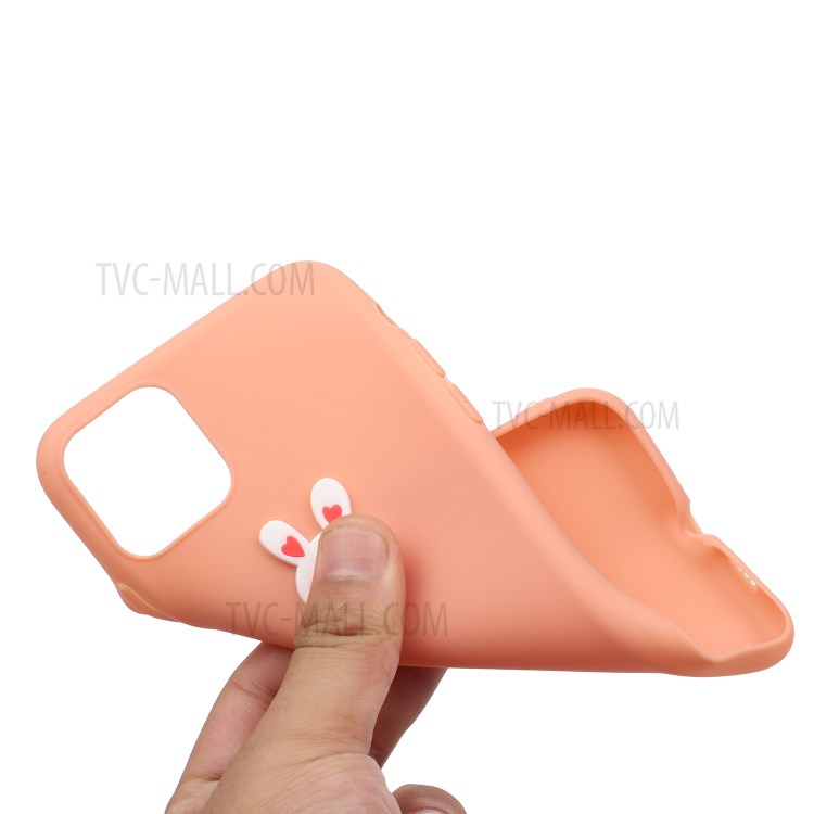Animal Logo Decor TPU Phone Case Shell for Apple iPhone 11 6.1 inch - Rabbit Head-4