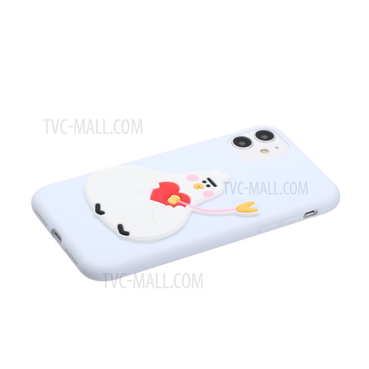 Animal Logo Decor TPU Phone Case Shell for Apple iPhone 11 6.1 inch - Chick-2