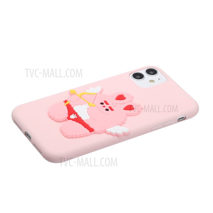 Animal Logo Decor TPU Phone Case Shell for Apple iPhone 11 6.1 inch - Cupid-2