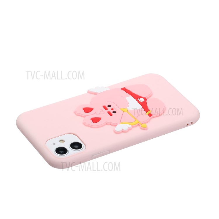 Animal Logo Decor TPU Phone Case Shell for Apple iPhone 11 6.1 inch - Cupid-3